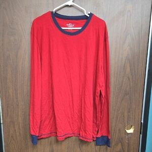 Original Weatherproof Vintage Size XL Red Blue Longsleeve Pajama Top